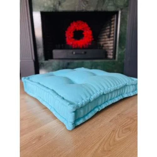 Cotton Shop Blue Biscuit Floor Cushion-Pallet Cushion