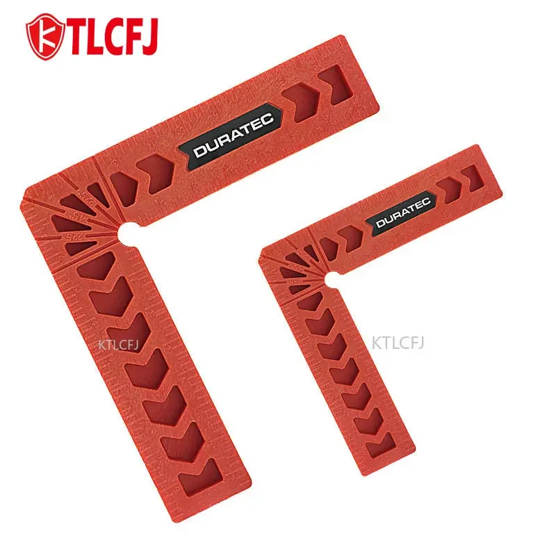 KTLCFJ 90 ° 45 ° L-type Holder Carpenter's Angle DURATEC Right-angle Locating Ruler Ruler Auxiliary Tool Marking Locator