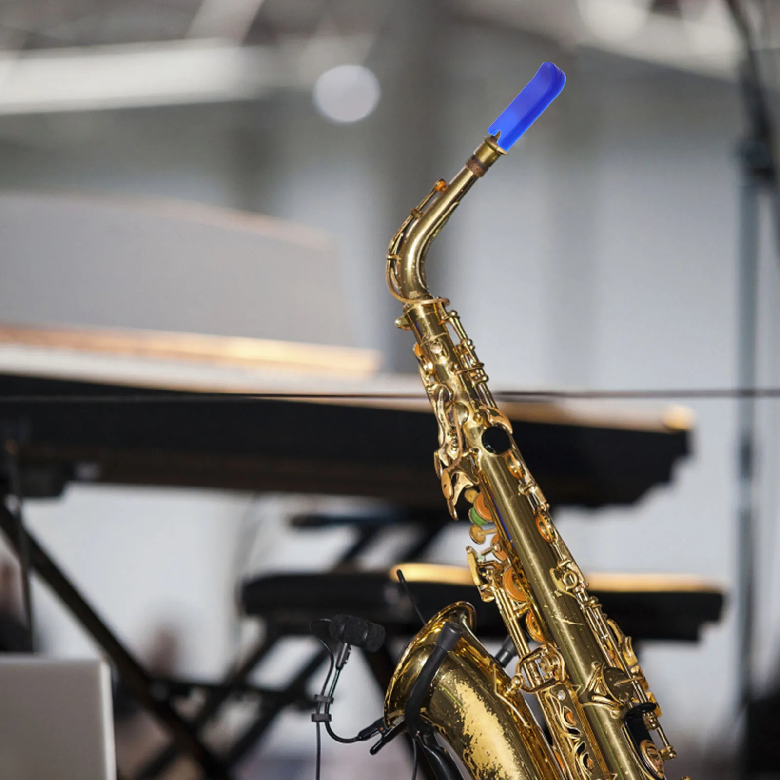 

2 Pcs Saxophone Thumb Rest Accessories Finger Cushion Protector Tenor Cover Soprano