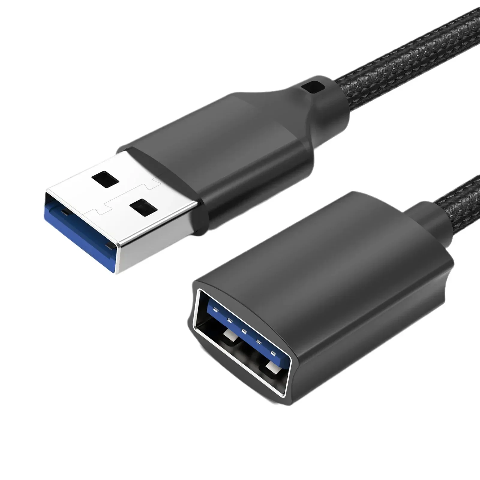 nylon usb extension braided 0.5m 50cm shielded usb 3.0 extension cable 1m 2m 3m 3 meters USB 3.0 male to female extender cord