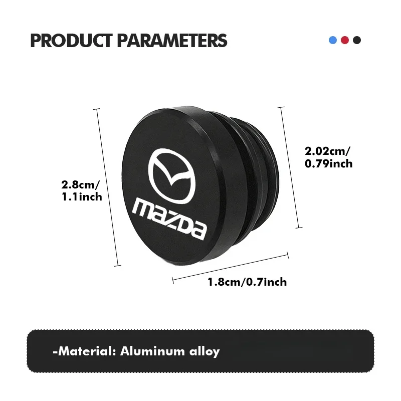 

Durable Cigarette Lighter Plug Cap for Mazda CX-5 2 3 6 5 MX-5 CX-9 CX-8 CX-7 CX-4 CX-3 GJ BM BL Anti-dust Power Outlet Lid