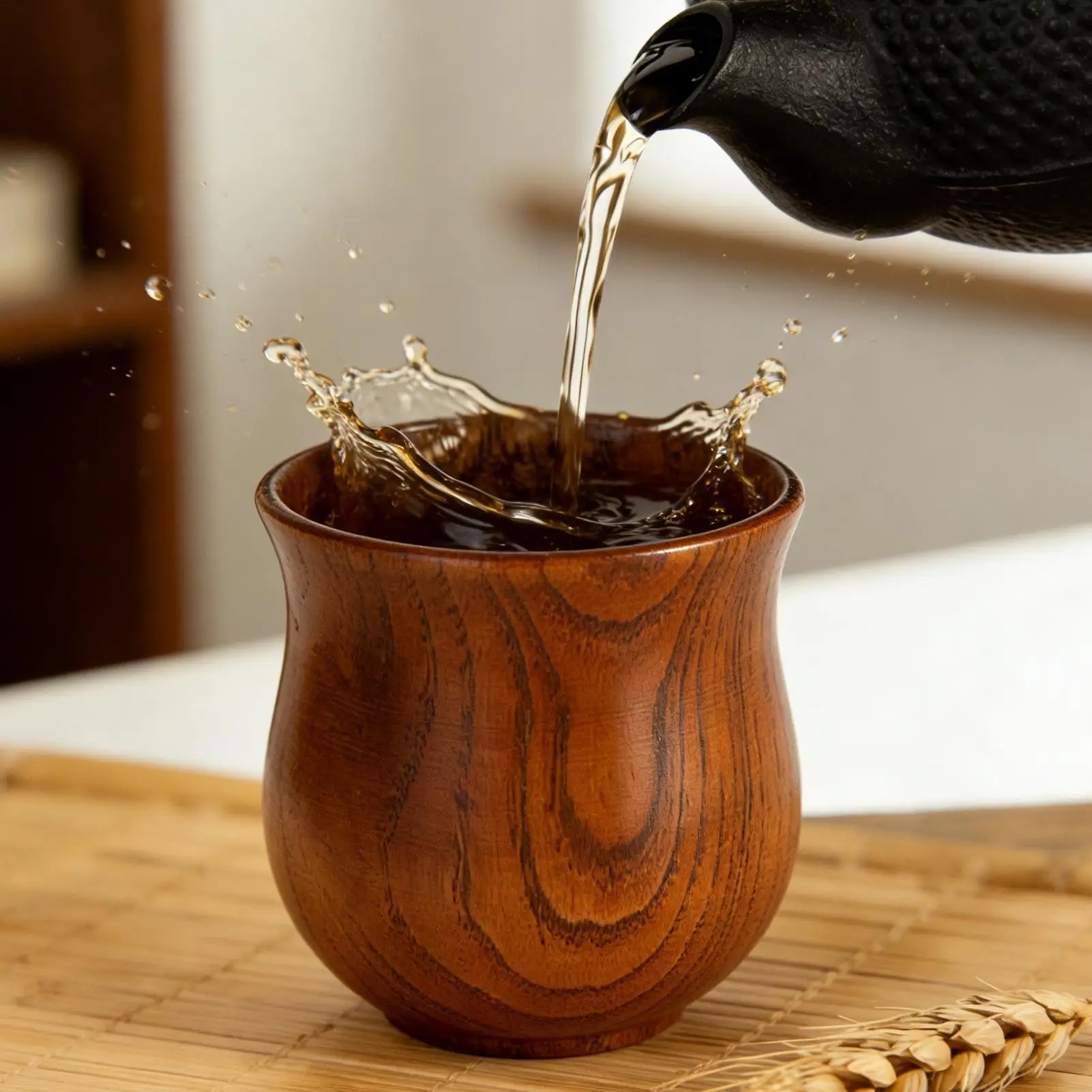 

Wooden Cups For Drinking 2 Pieces Wood Handmade Mug Handmade Drinking Mug For Cafe Countertop Coffee Tea Espresso Latte Wine