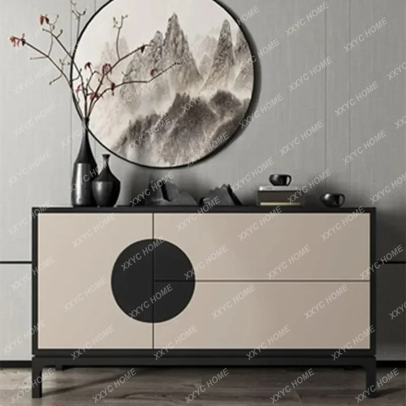 XX L  Entrance Cabinet Partition Integrated Shoe Cabinet Entrance Living Room Modern Entry Lux Style