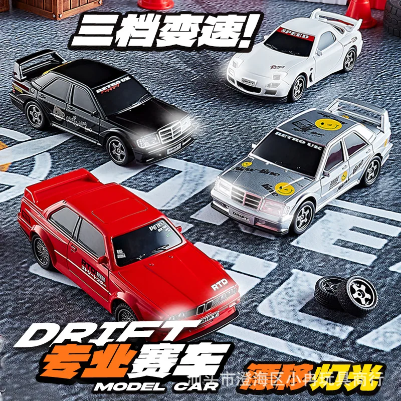 

1:43 Mini RC Desktop Drift Car High Speed Racing Model Ornament Toy for Boys Adults Bulk Wholesale In Stock