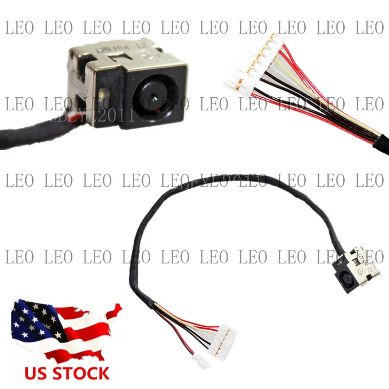 

SS DC IN Power Jack For Laptop Charging Port Cable For HP DV7-2180US DV7-2040US