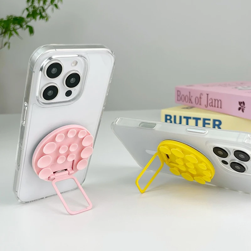 

Универсальный двусторонний силиконовый держатель для телефона на сосущий диск, подставка для мобильного телефона, кронштейн на присоске, крепление для телефона для настенного стекла