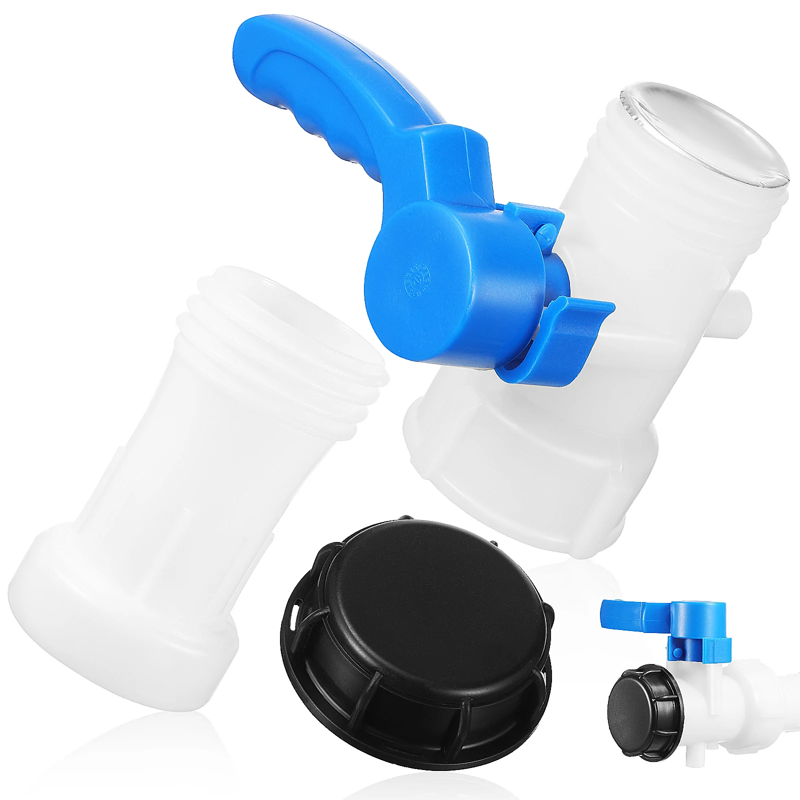 

Butterfly Water Tank Adapter Outlet Tap Outlet Valve Control Valve Tank Tap Fits Plastic Containers Rainwater Tanks