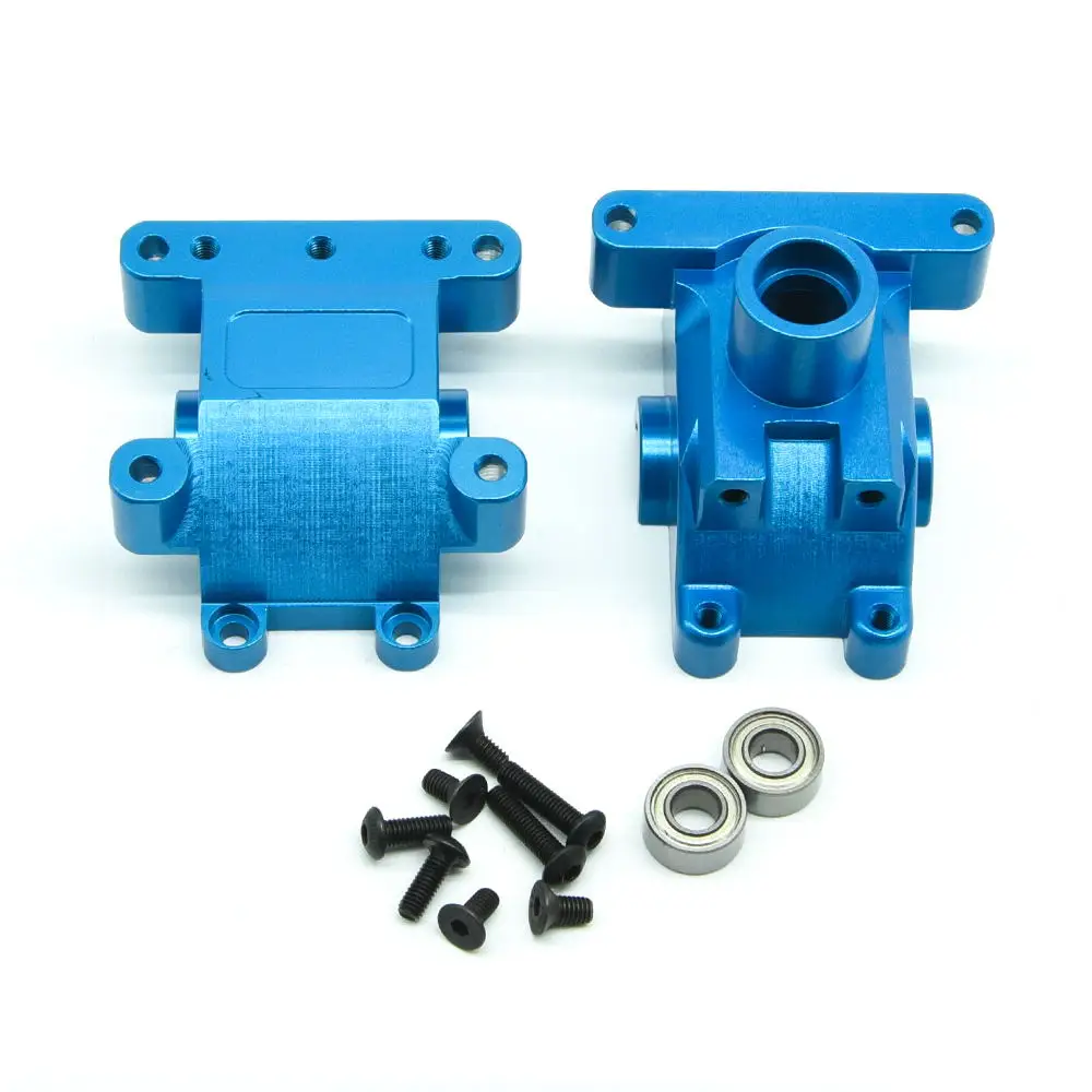 Aluminum Front&Rear Gear Box For Tamiya 1/10 TT01 2pcs/set