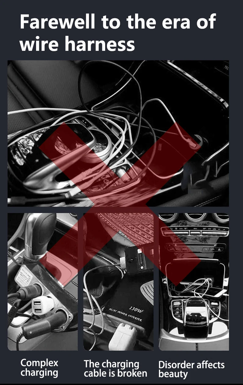 Voor Audi Q7 bedrade oplader 2015-2020