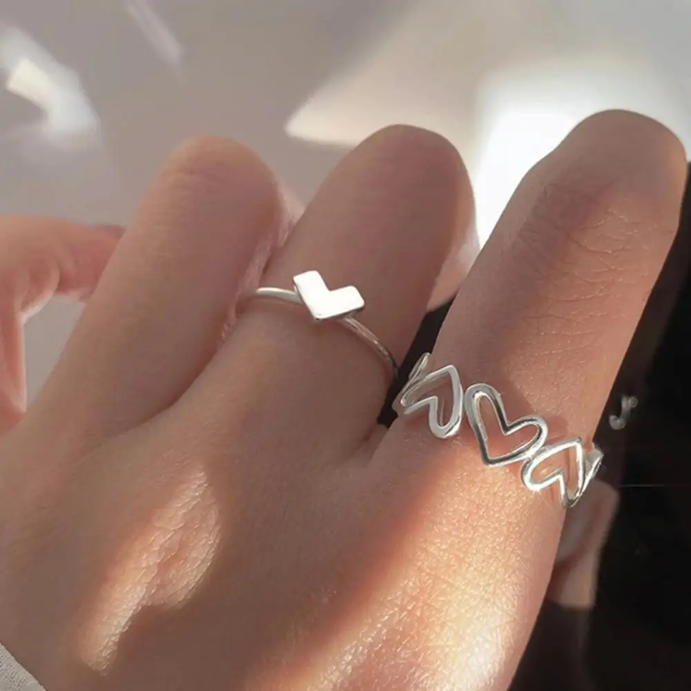 Accessory  Novel Ins Style Adjustable Ring Female Index Finger Ring All Match   Birthday Gift