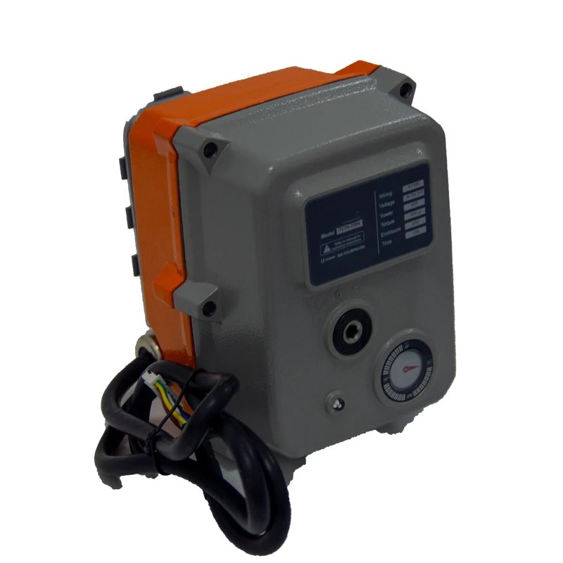 Apply to Chemical Industry and Water Supply AC220V 12S 50N.m  50w RDNT-05N Normal ON/OFF Electric Actuator