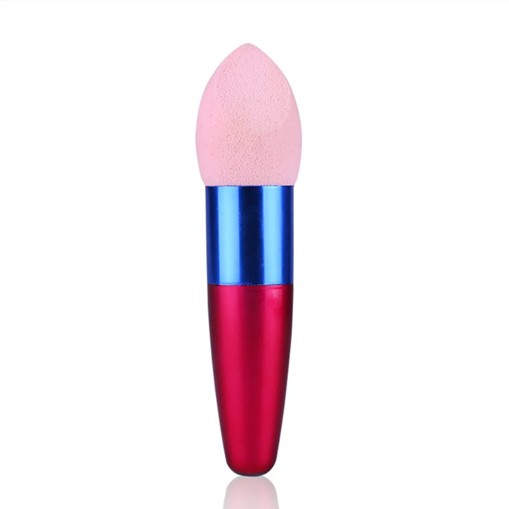 3 pçs pincéis de esponja de maquiagem molhado seco esponja escova fundação ovo puff mistura perfeita aplicação de limpeza de manchas