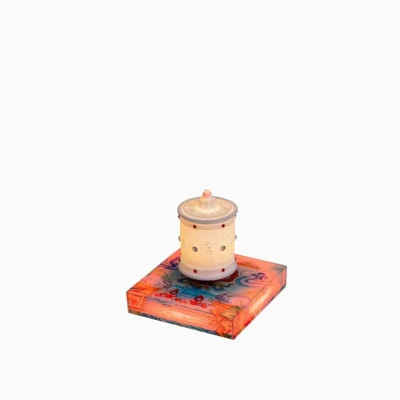 

Magnetic levitation prayer wheel luminous prayer wheel Xizang electric desktop ornament