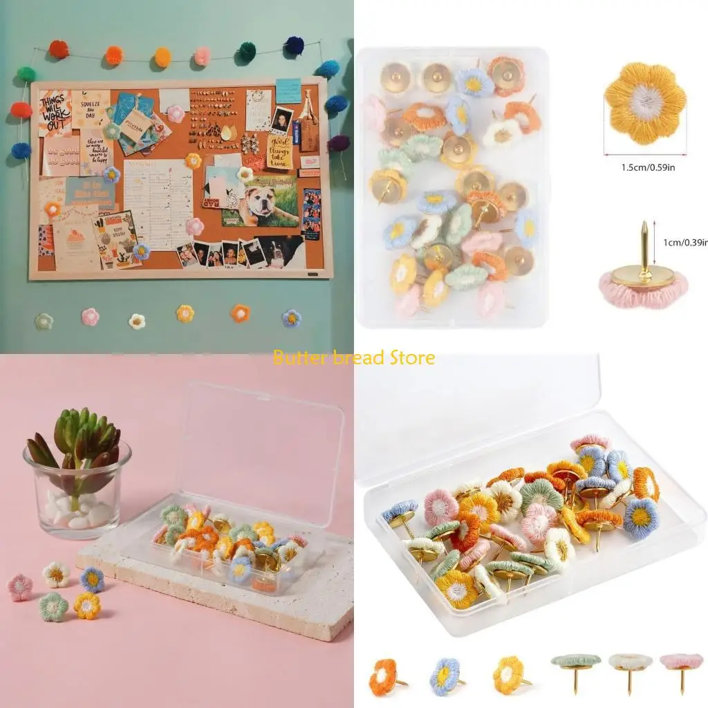 w89c-decorative-drawing-pins-office-supplies-pushpins-flowers-thumb-tacks