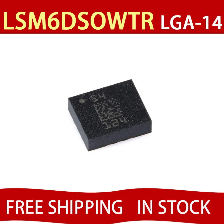 2PCS LSM6DSOWTR LGA…