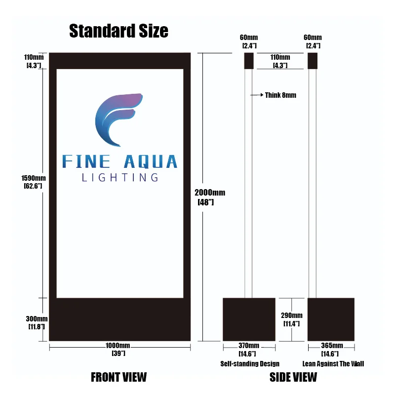 custom.Modern Glass Waterfall Wall With Led Light  Movable Wall Fountains Used As House Waterfall & Room Divider