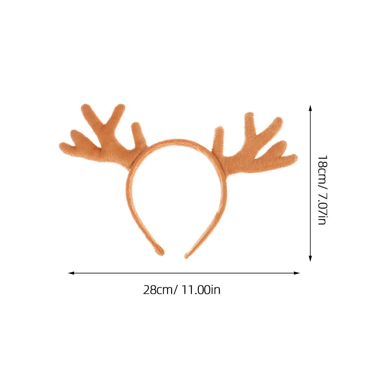 

Light Brown Christmas Antler Hair Hoops Resin Headband Kids Adult Party Festival Accessories Christmas Hair Hoops