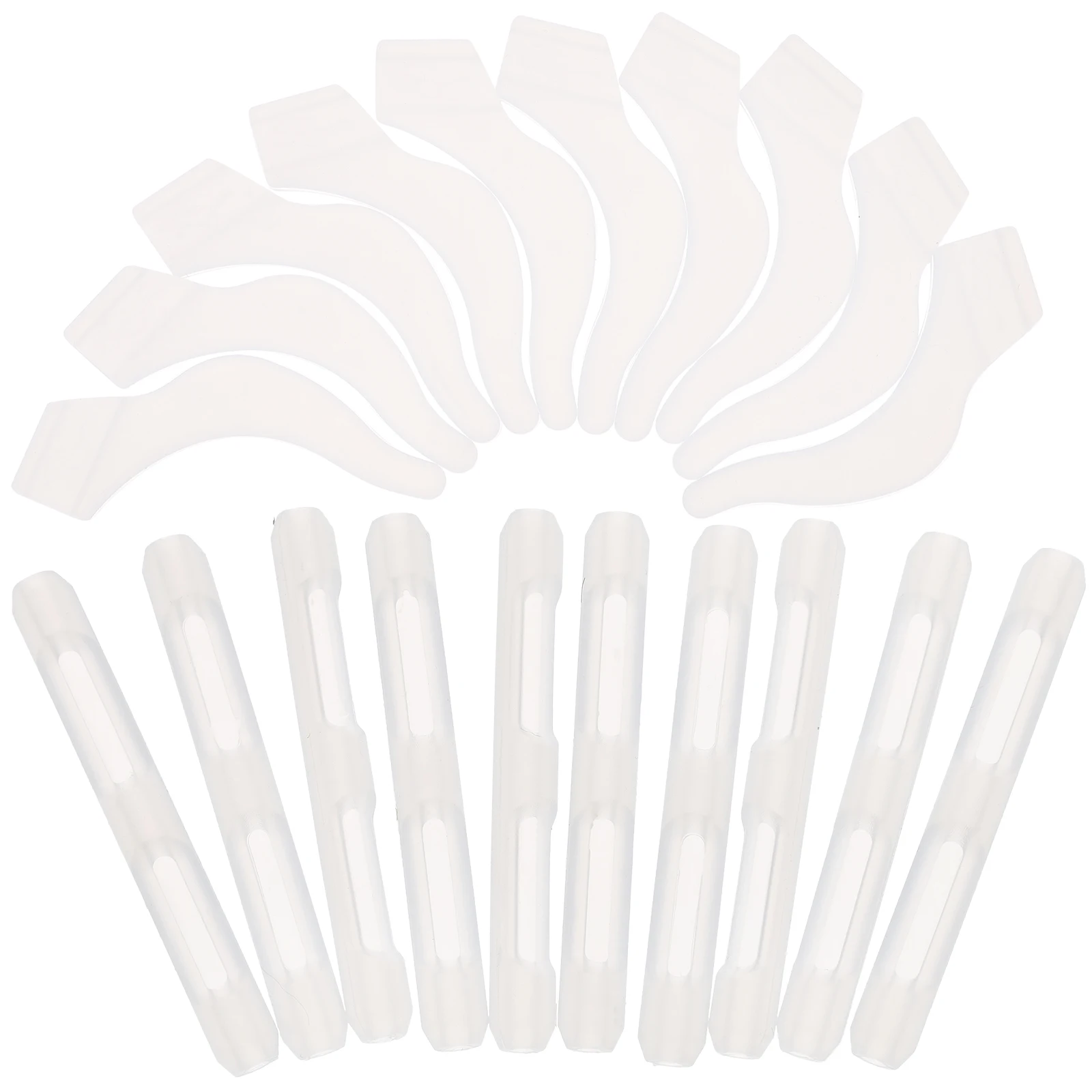 

20 Pairs Non Slip Eyeglass Ear Cushions Silicone Temple Tips White Child Size Glasses Retainers For Yoga Running