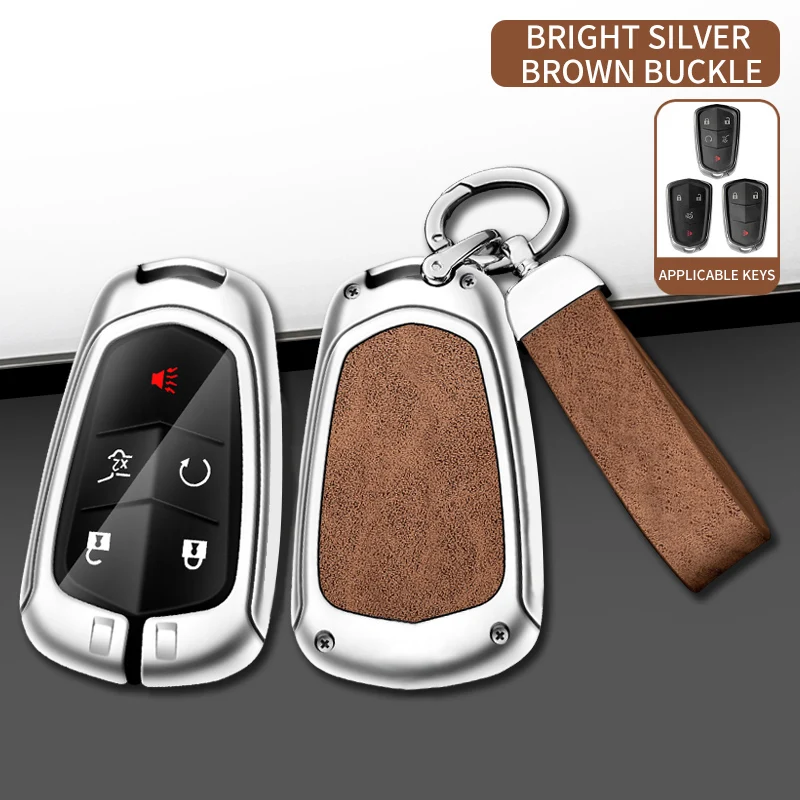 Funda protectora para llave de coche Cadillac ATS CT6 CTS DTS XT5 Escalade ESV SRX STS XTS ELR Llavero Carcasa Protective Cove