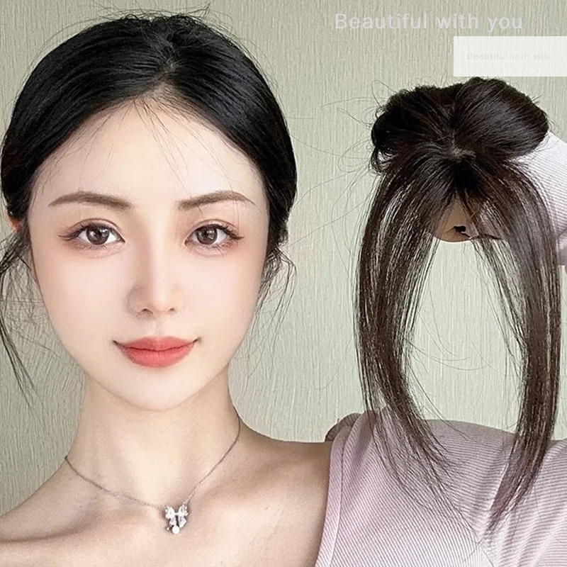 

Hair Wig Extensions Dual Side Split Bangs Girls Wig High Quality Stylish Piece