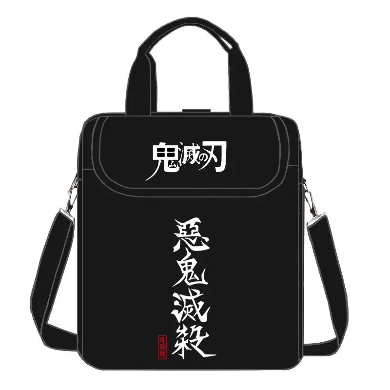 Demon Slayer Peripheral Rengoku Kyoujurou School Bag Kamado Tanjirou Creative Figure Storage Bag Large Capacity Cartoon Hot Sale view 3