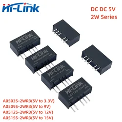 2pcs/lot Hi-Link DCDC 2W A0503S-2WR3 A0509S A0512S A0515S 5V to 3.3V/9V/12V/15V Mini Power Supply Module Intelligent Household