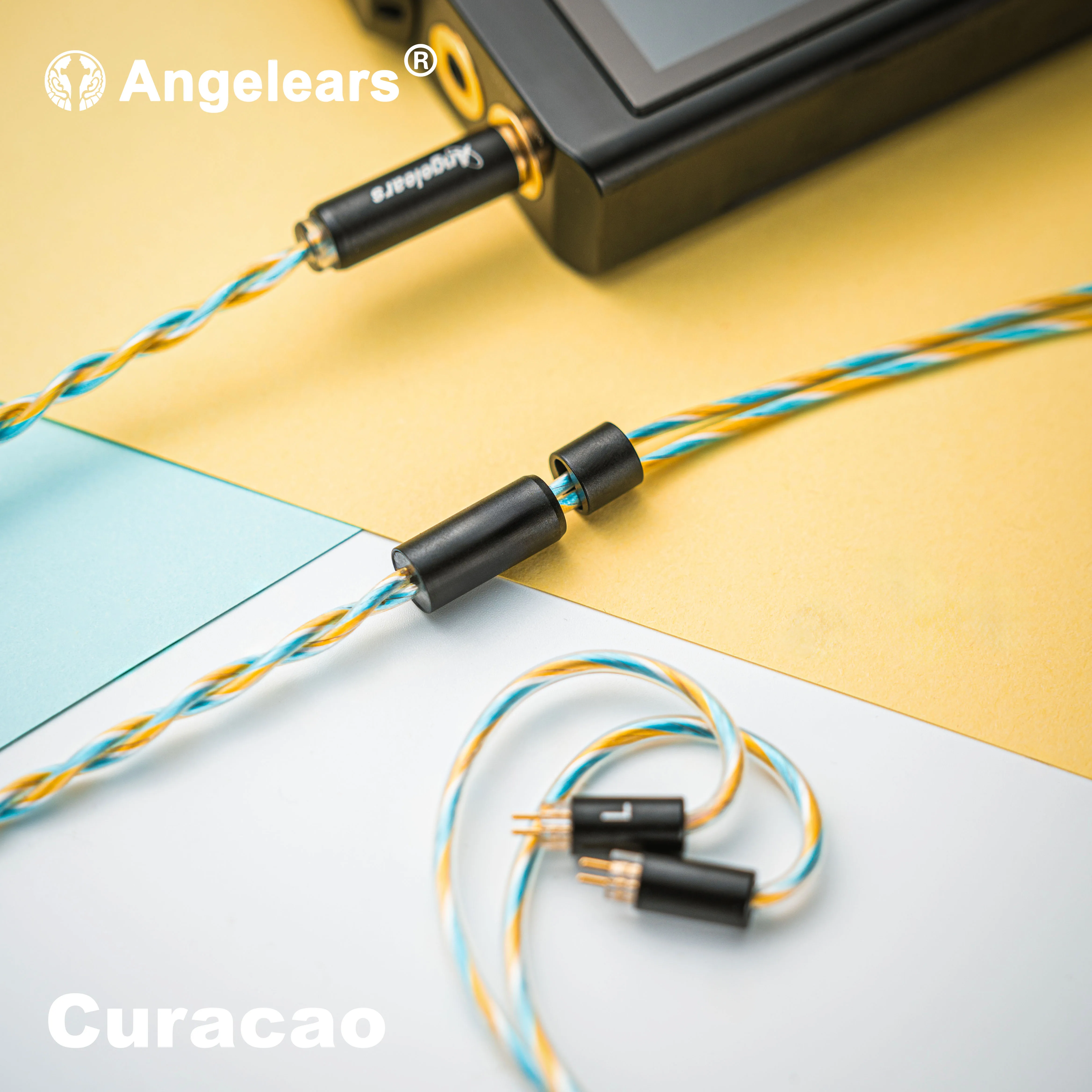 Cable de actualización de cobre y cristal único Angelears Curacao 0,78 4,4 mm