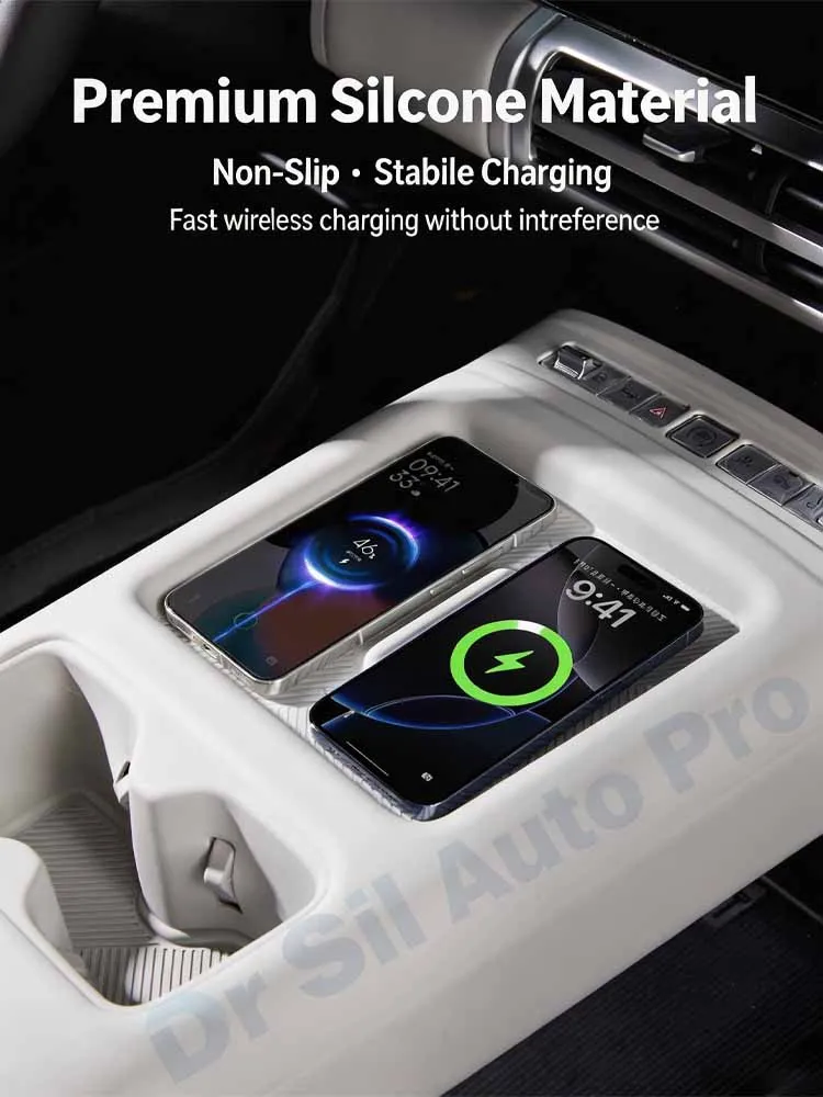 For BYD Ti7 Fangchengbao Ti7 Full Coverage Center Console Silicone Mat Cup Holder Storage Pad Interior Accessories