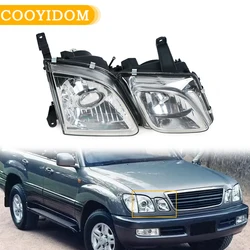Car Front Bumper Head Light lamp Driving Lamp For Lexus LX470 1998 1999 2000-2007 Head lamp Light Front Headlight Xenon Halogen