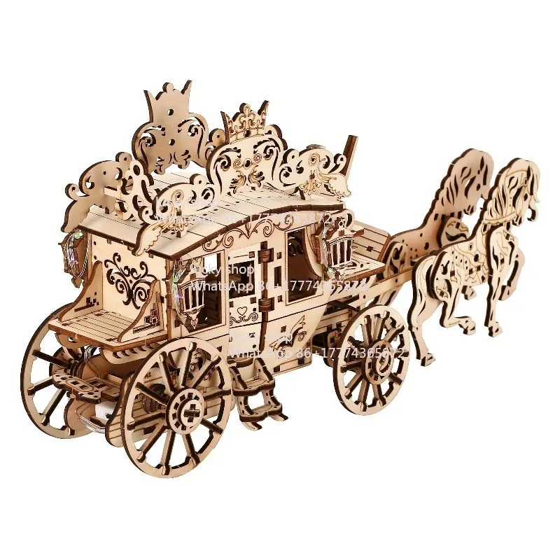 

Деревянный набор для сборки автомобиля ручной работы, подарок ручной работы, украшение для дома, набор механических моделей