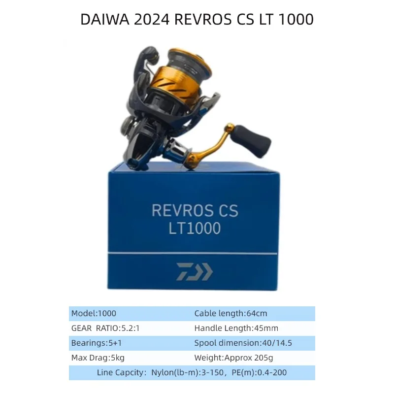2024 DAIWA REVROS CS LT Small Spinning Fishing Reel 1000 1000-XH