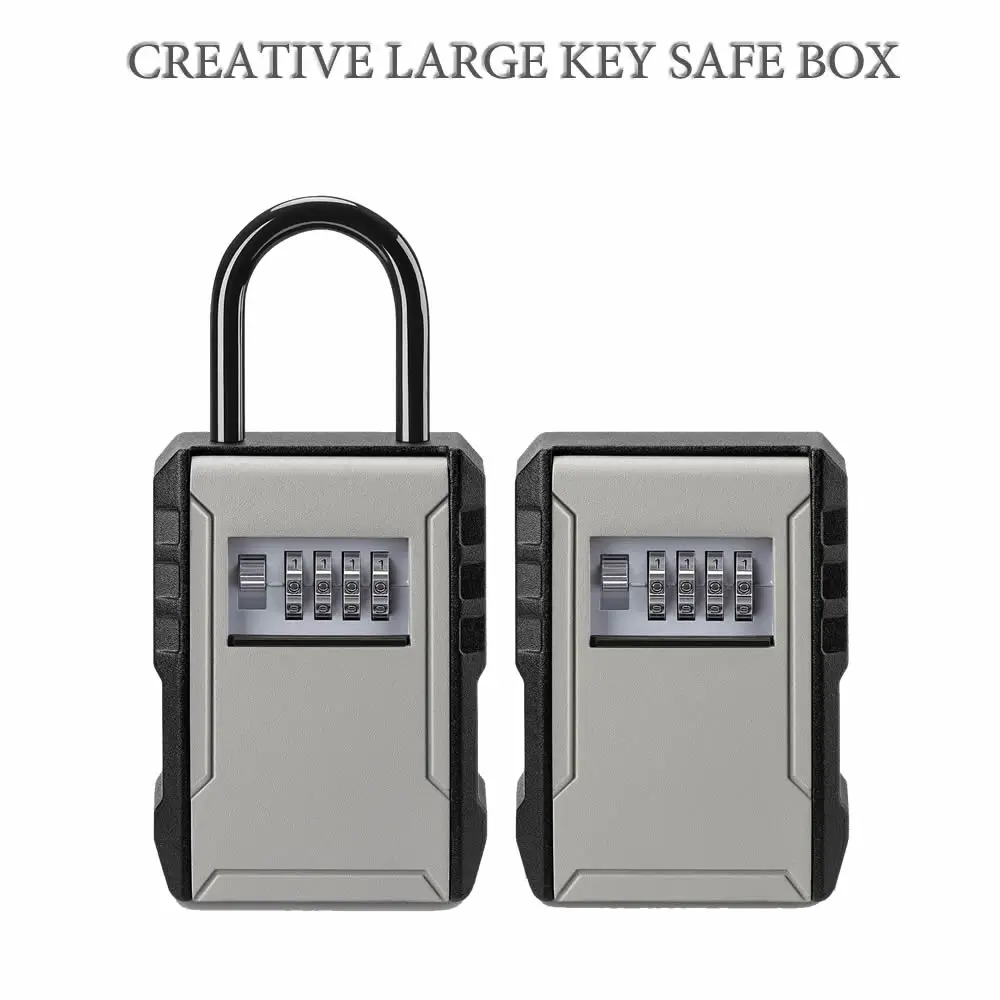 

Metal Key Safe Box Combination Lock Spare Keys Stash Box Keys Secret Hidden Storage Box Organizer For Home Office Apartment