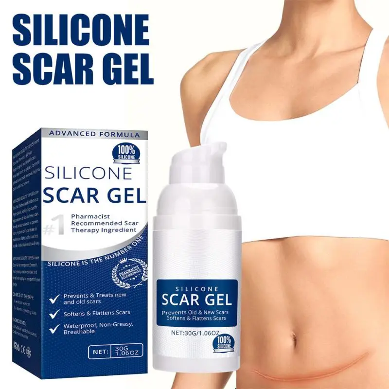1/2/3pc Silicone Scar Removal Cream Gel Burn Surgical Scar Cesarean Repairing Stretch Marks Whitening Pigmentation Corrector