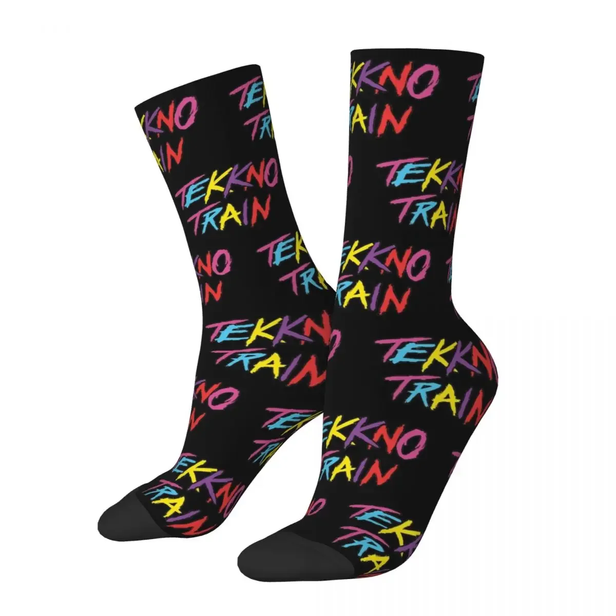 Autumn Winter Funny Men's Women's Electric Callboy Socks Tekkno Train German Music Non-slip Basketball Socks