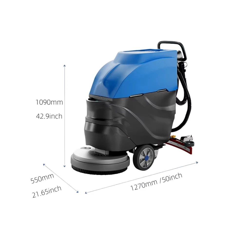 آلة تنظيف مركز المستودعات والتوزيع البلاستيكية الجديدة الاحترافية 220 فولت معدات تنظيف الأرضيات الصناعية الكهربائية