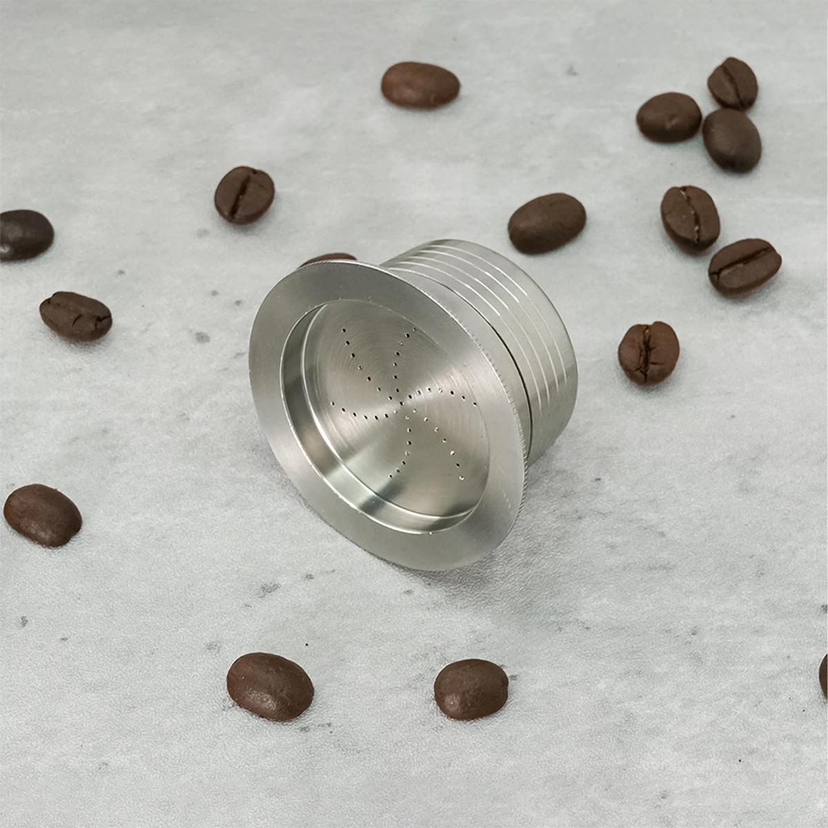 Reusable Metal Coffee Pod Refillable Stainless Steel Coffee Capsule  Durable Espresso Pod For Lavazza Blue Machine