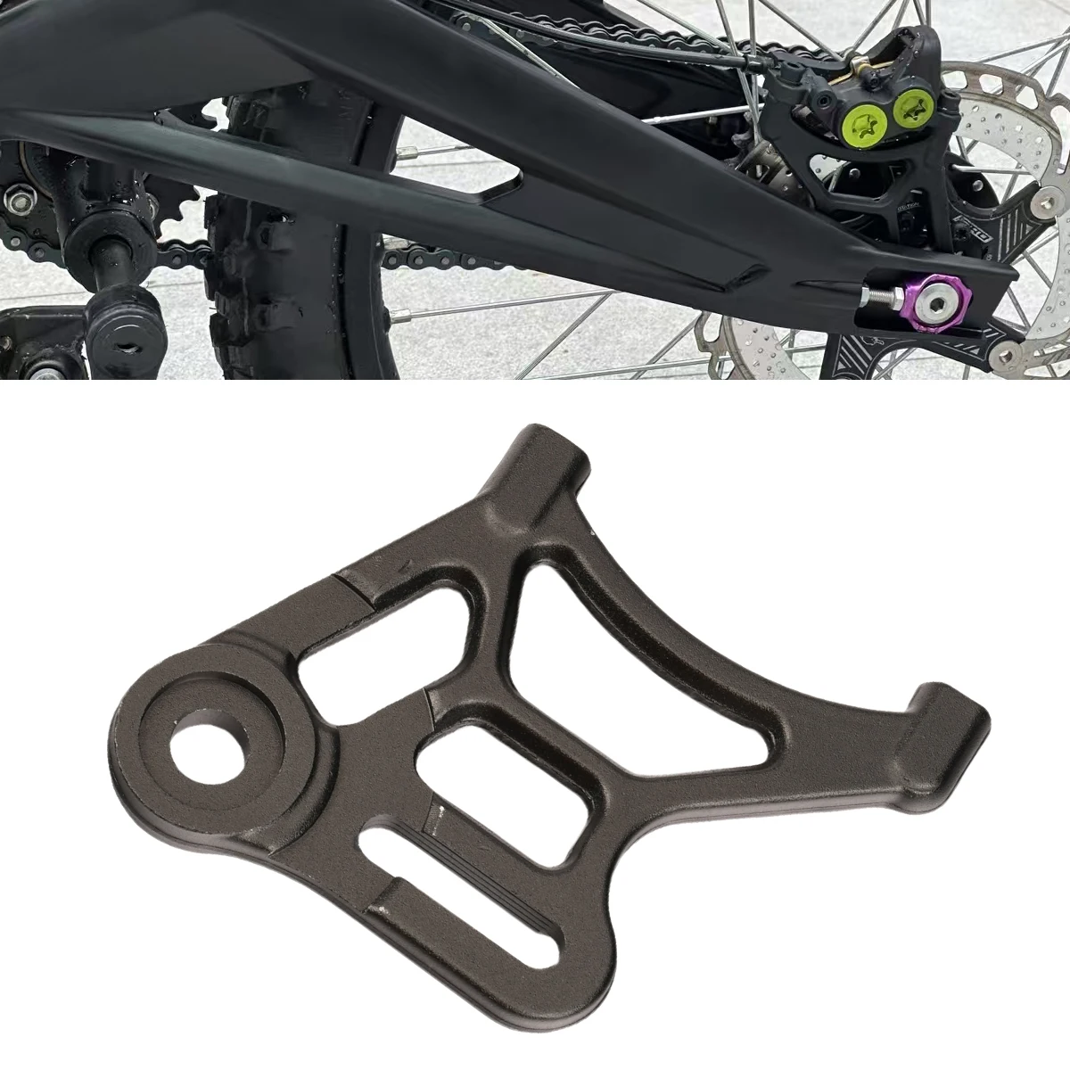 

Electric Motorcycle Disc Brake Bracket Brake Caliper Bracket Disc Guard For Sur Ron Sur-Ron Light Bee S X Dirt Bike Pit Bike
