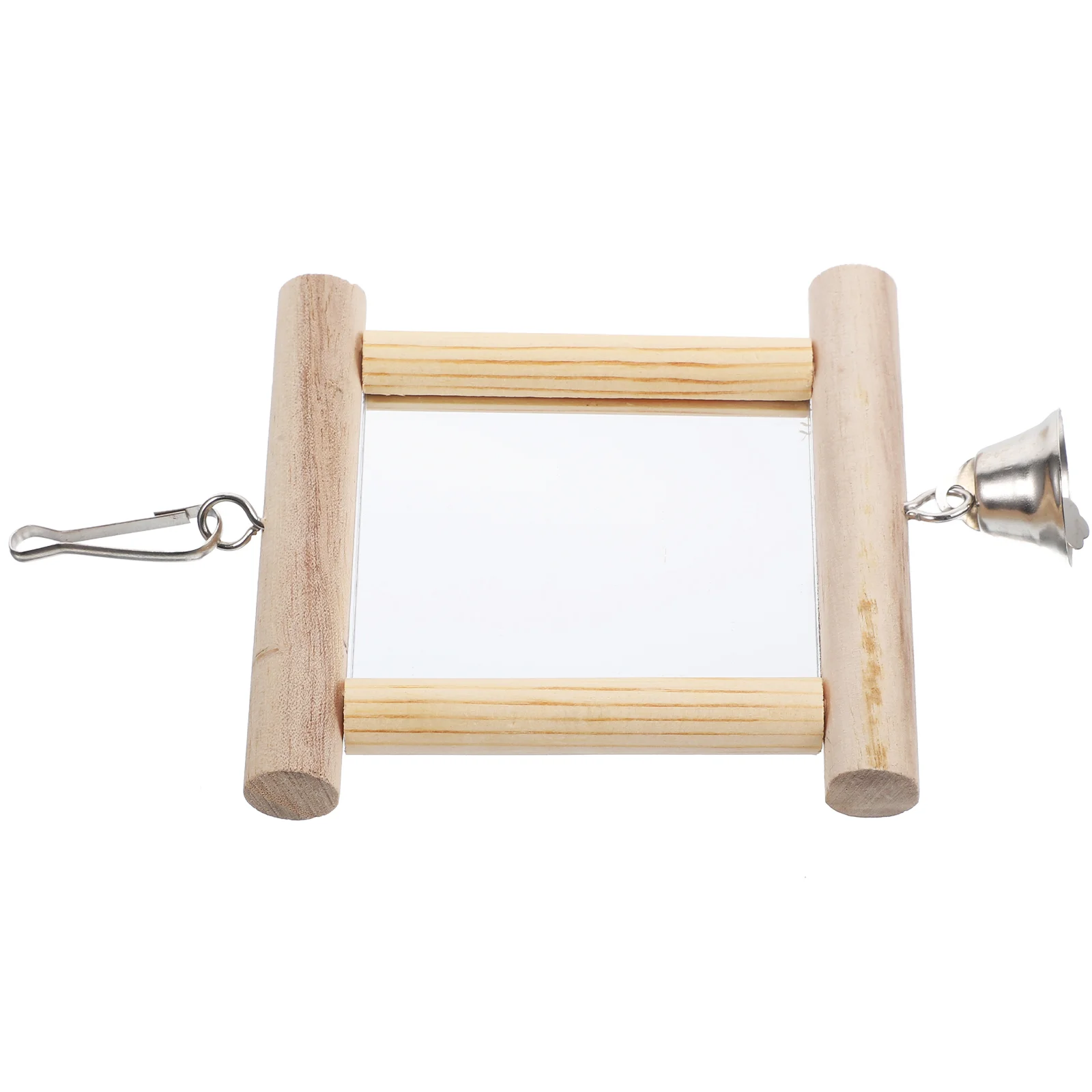 Parrot Mirror Toy Bird Feeder Feeders Toys for Parakeets Household Cockatiel Funny Budgerigar