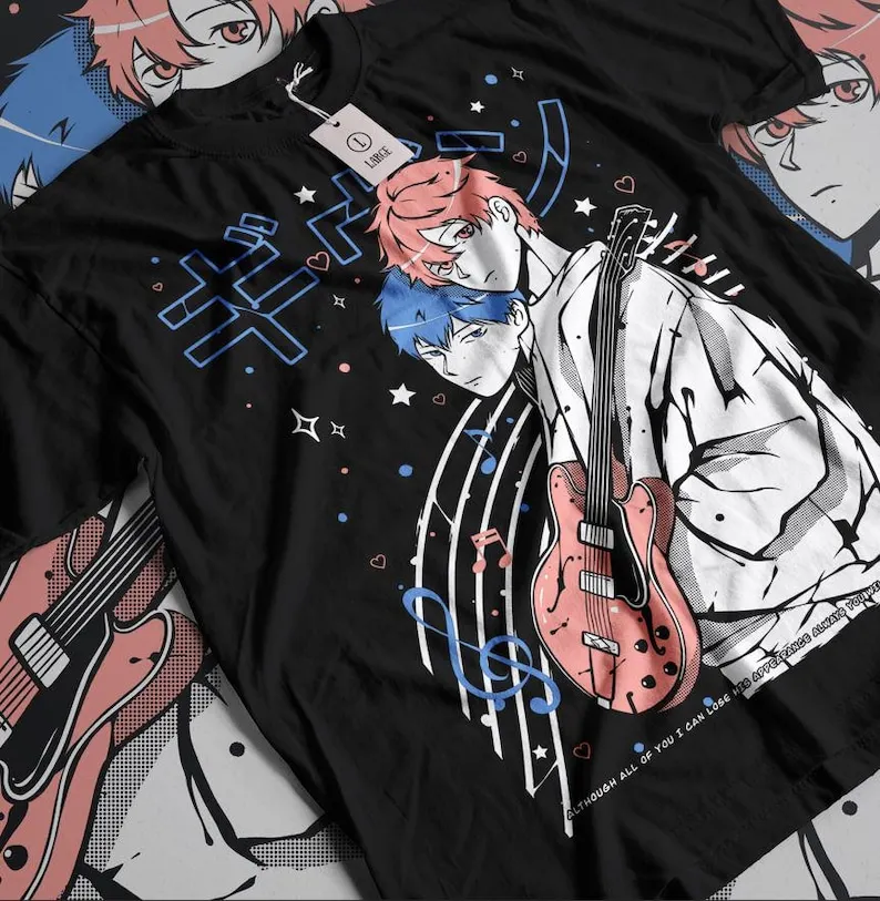 

Anime retro T-shirt, 100% cotton, all sizes for men and women Comic lovers