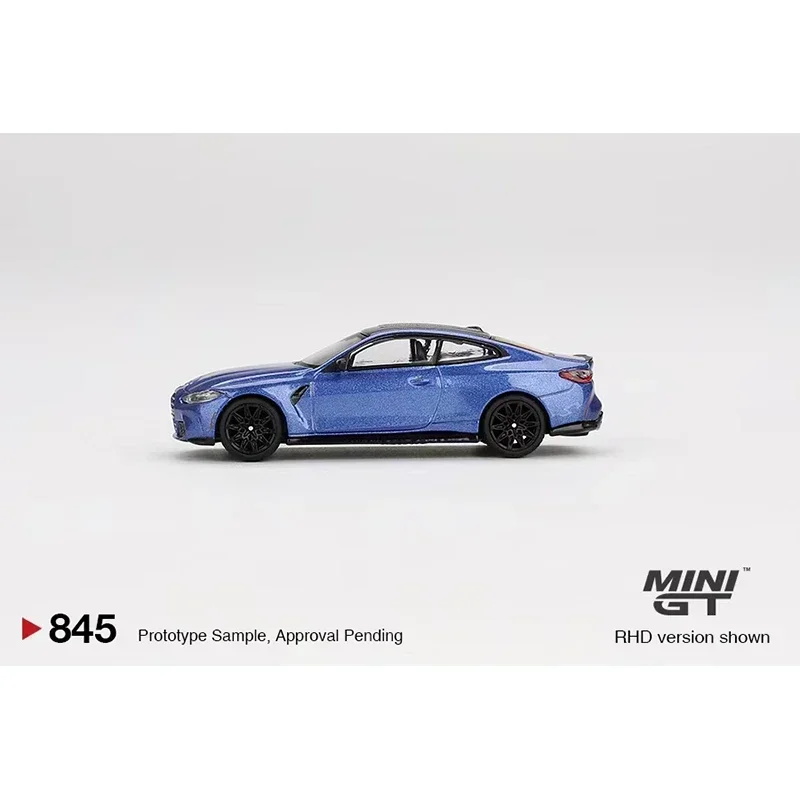 MINIGT In Stock 845 1:64 G82 M4 Competition Blue Diecast Diorama Model Collection Miniature Toys - Image 2