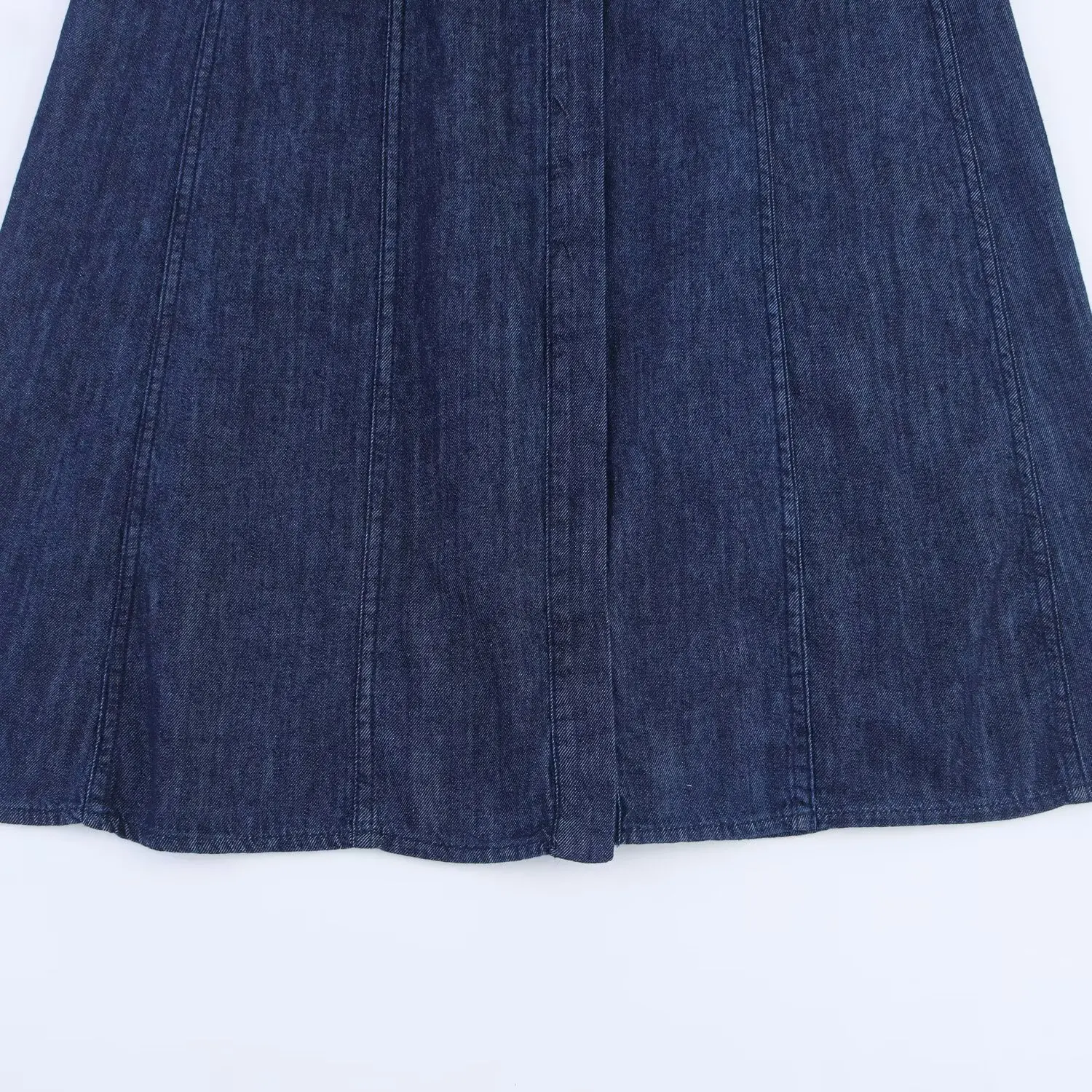 Robe en jean rétro pour femmes, manches bouffantes, manches courtes, col rond, Maxi, mode, Slim, droite, été