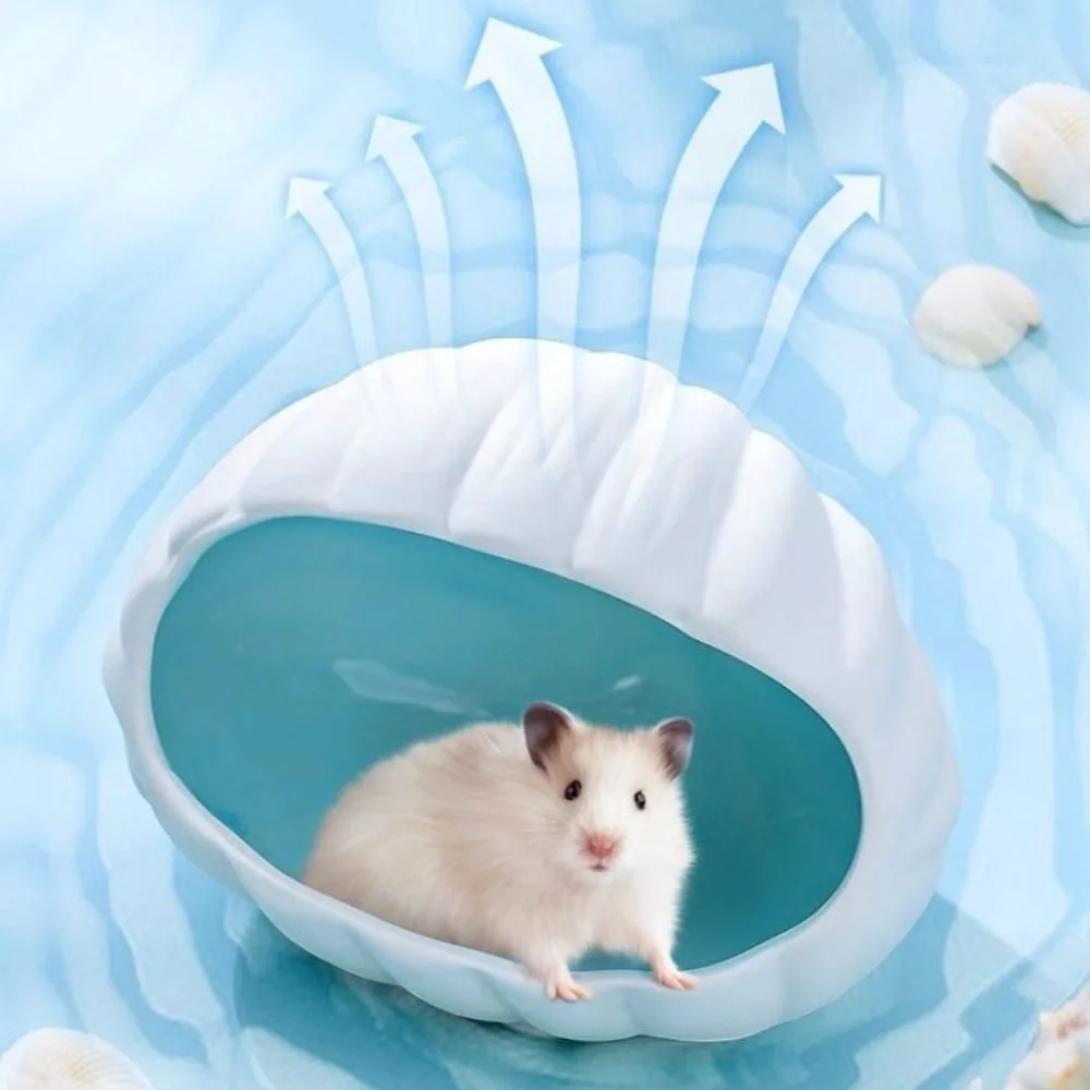 

Pet Supplies Ceramic Hamster Nest Cute Cooling Pet Shelter Cartoon Creative Hamster Bed Summer