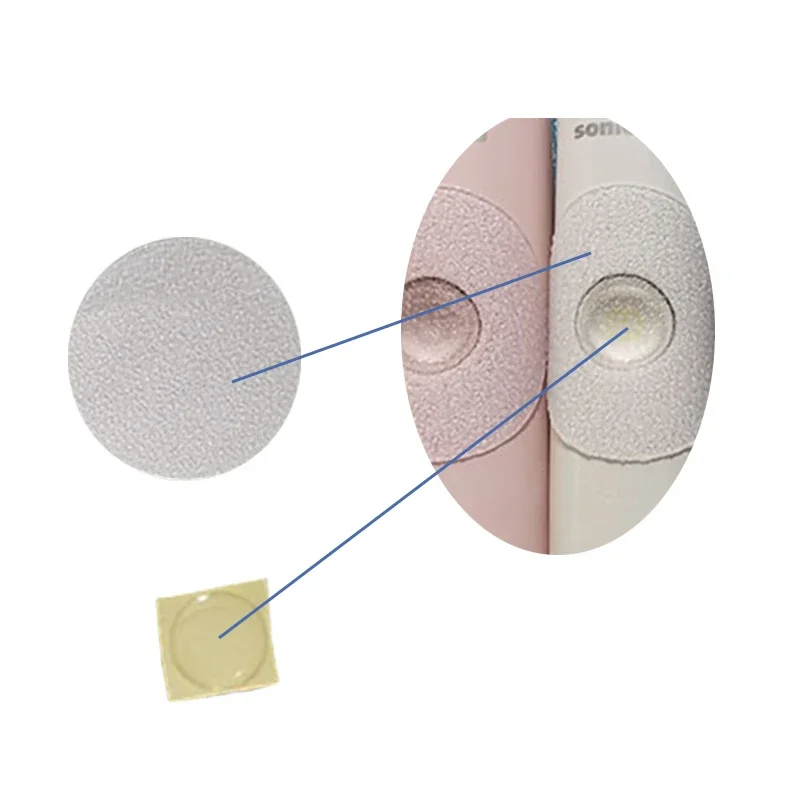 필립스 소닉케어 HX93 시리즈 쉘 버튼 방수 스티커 부품용 전동 칫솔 4개
