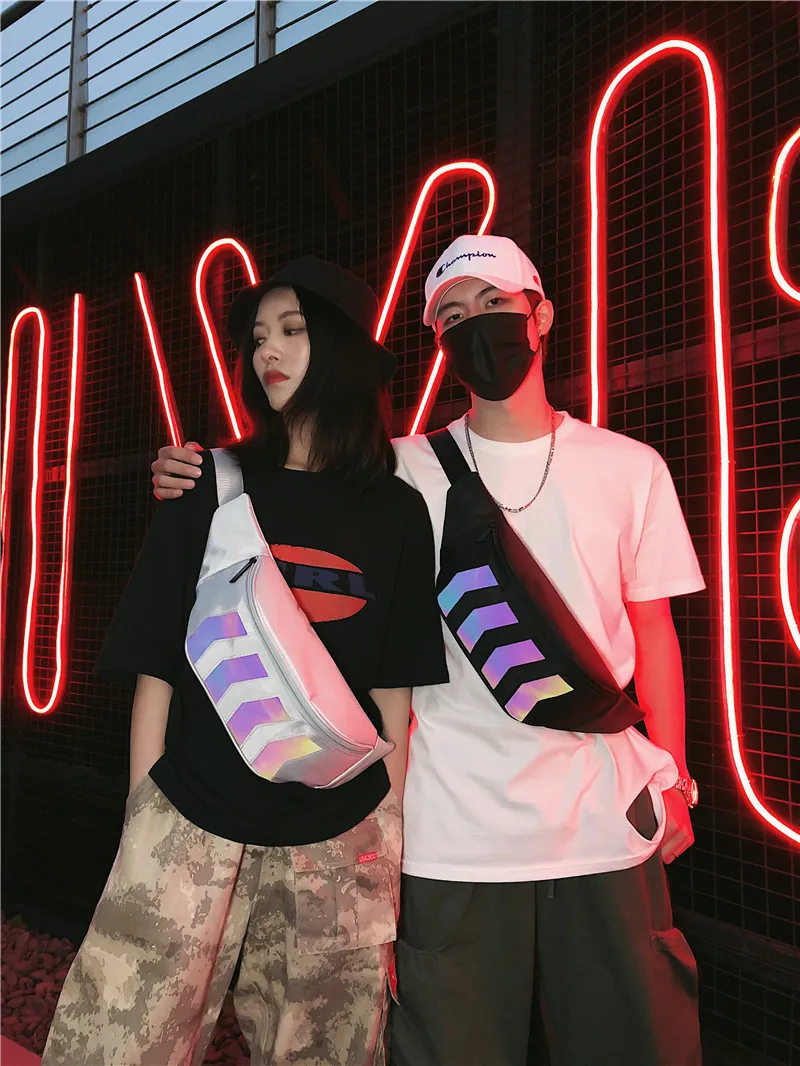 Modna Crossbody na ramię męska moda na skok wzwyż dla kobiet Hip-hopowa uliczna modna męska męska torba na rower