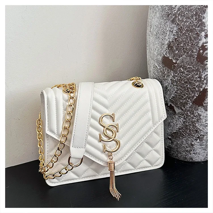 

Легкая роскошная женская элегантная однотонная сумка с клапаном в стиле ретро 2025, стильный дизайн, через плечо, текстурированная отделка