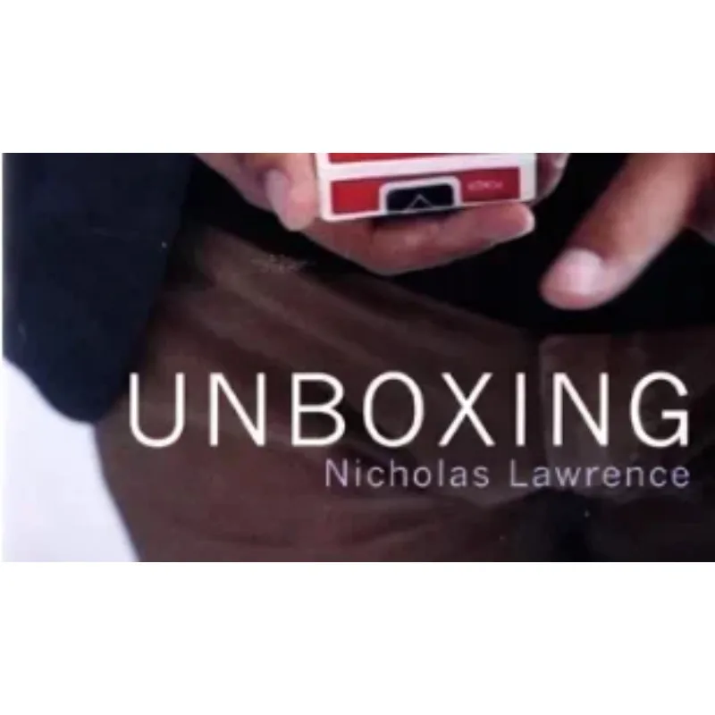 

Unboxing By N Lawrence Card Magic Trick Close Up Magic Magia Magie Magica Magicians Prop Accessory Illusion Gimmick