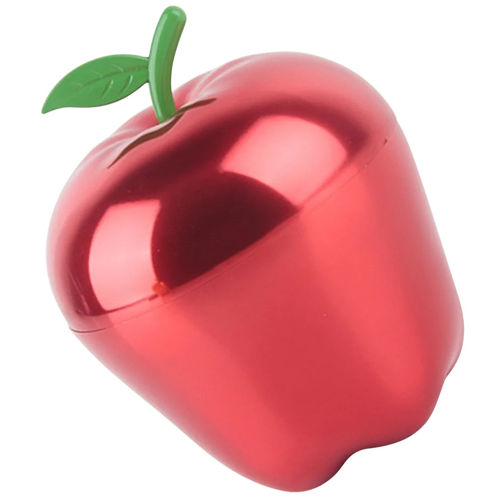 

Alloy Ashtray Smokeless Windproof Cigarette Butt Holder For Home Office Bar Indoor Use Apple Shape Household Ash Collector