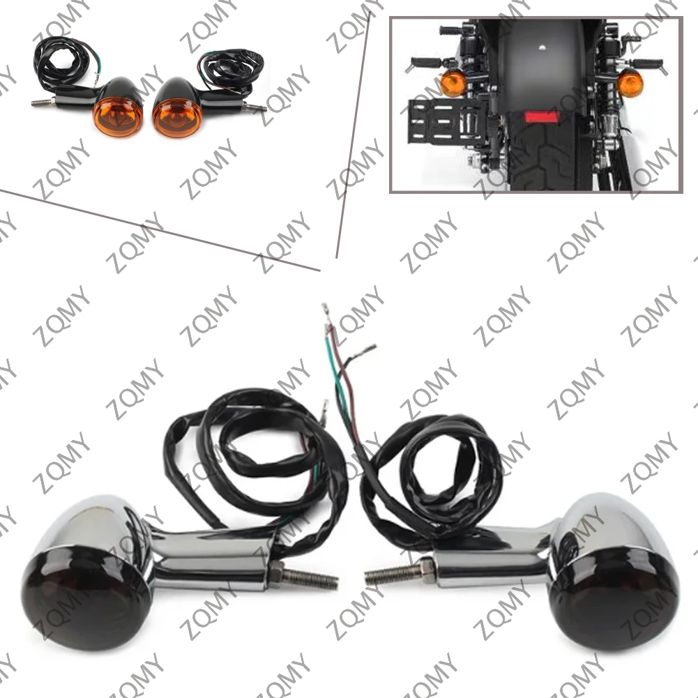 Motorfiets Achter Richtingaanwijzers Licht Lamp Voor Harley Davidson Xl883 1200 X48 2004-2022