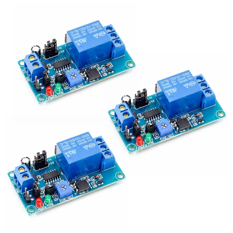 LJL-3X 12V DC Delay Relay Delay Turn On / Delay Turn Off Switch Module With Timer