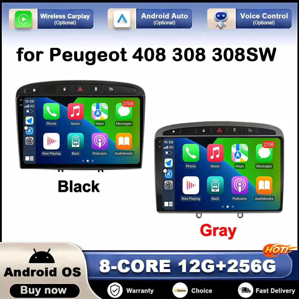 

Intelligent System for Peugeot 408 308 308SW GPS Navigation Android OS Car Multimedia Player 2.5D Touch Screen DSP Stereo WIFI
